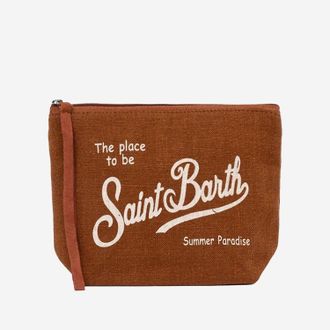 MC2 Saint Barth Aline clutch met logo