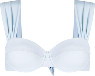 Evarae Audrey bikini top - women - Polyamide/Elastane - 14 - Blue