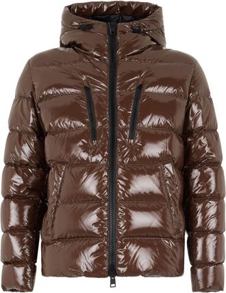 Herno Gewatteerde Winterjas - Heren - Jassen - Bruin - Maat: S Polyamide