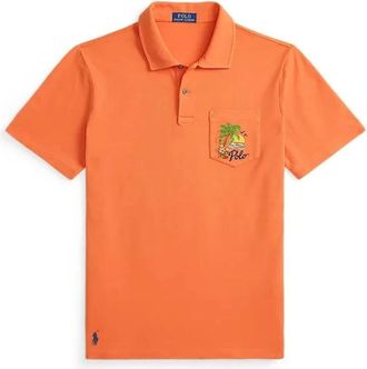 Polo Ralph Lauren Tops, Heren, Oranje, M, Polo Shirts