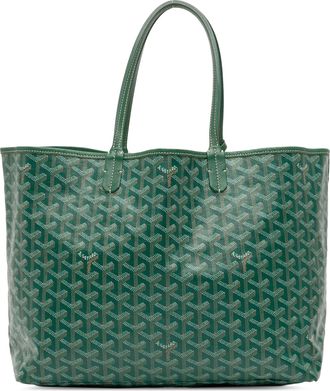Goyard Pre-owned Womens Saint Louis Tote Bag - Dark Green Textile - One Size