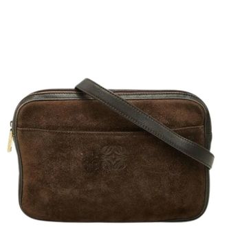 Loewe Pre-owned Cross Body Bags, female, Brown, Size: ONE SIZE Pre-owned Shoulder bag