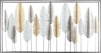 Atmosphera Atmosphera - Foglie appeso a parete in metallo 134x68cm créateur dintérieur