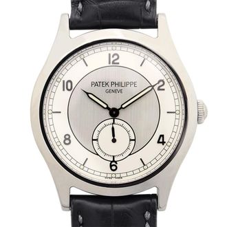Patek Philippe Calatrava Silver-tone Dial Unisex Watch 5565A-001