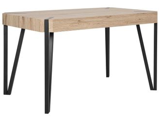 Beliani Mesa de comedor de mdf 4 personas l130