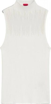 HUGO BOSS Mouwloze Top - Dames - Tops zonder mouwen - Beige - M - Tops
