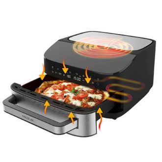 Cecotec Cecotec Horno El&eacute;ctrico Para Pizza De 7l Pizza&fry 7000. 2200w, Pizzas De 13 Pulgadas, Pantalla T&aacute;ctil, 8 Programas