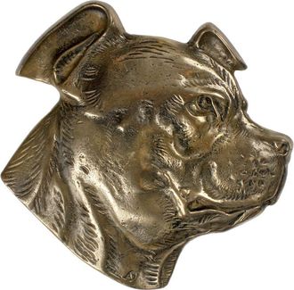 OEM Staffordshire Bull Terrier, Staffik, Staffi: Una Placa Conmemorativa Con Un Perro, Un Agradecimiento Personalizado, Un Premio, Un Diploma Con Una Dedi