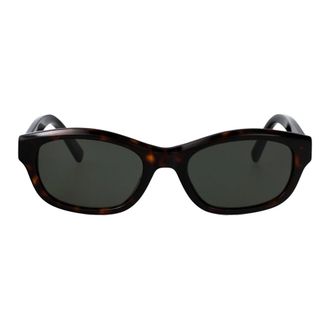 Saint Laurent M172 Zonnebril - Dames - Accessoires - Zwart - Maat: 53 MM Nylon