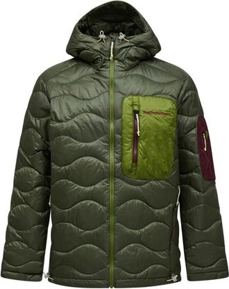 Peak Performance Helium Utility Down Hood Daunenjacke f&uuml;r Herren | oliv