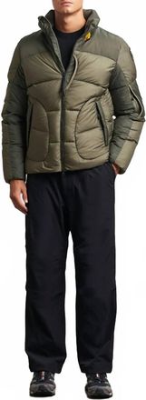 Parajumpers Yari Mountain Out Loud Down Jacket In Olive Grey
