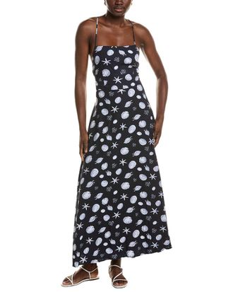 1.State 1.State Linen-Blend Maxi Dress
