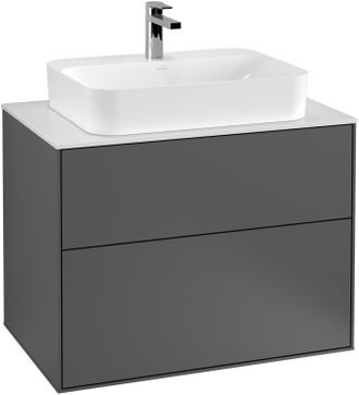 Villeroy & Boch Finion Meuble Sous Lavabo, 2 Tiroirs, Avec