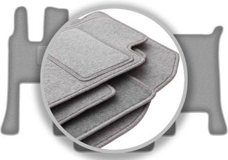 OEM Alfombrillas Grises Para Mercedes Actros Mp4 Cabina Ancha (2011-)