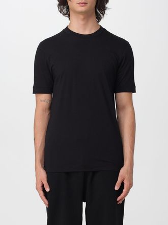HUGO BOSS T-shirt girocollo da uomo in cotone con logo ricamato