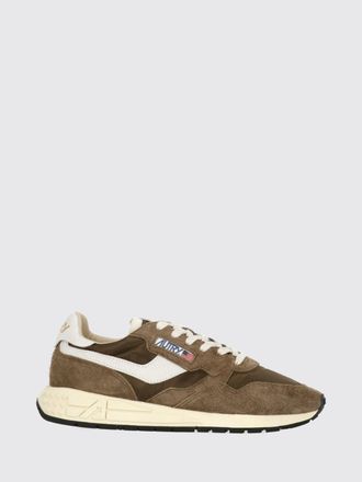 Autry Reelwind Nylon and Suede Bovine Leather Sneakers with Jagged Sole