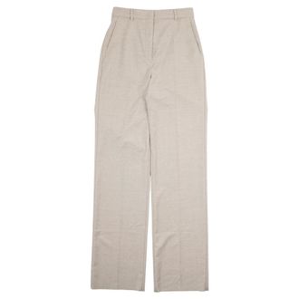 Max Mara Wide Trousers, female, Beige, Size: XS Wide Trousers