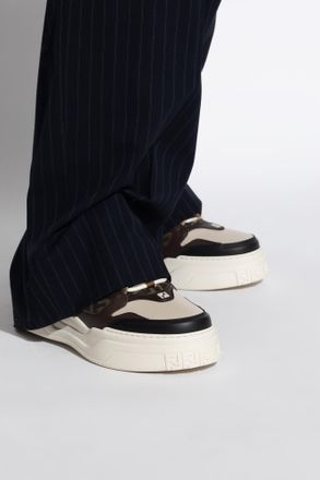 Fendi Sports Shoes Force, Mens, Beige