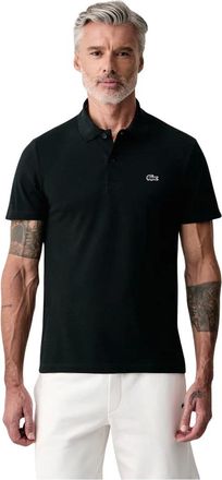 Lacoste Polo in Cotone Stretch Regular Fit - - Tops - Uomo - Nero - L