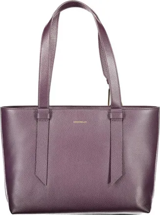 Coccinelle Purple Leather Womens Handbag