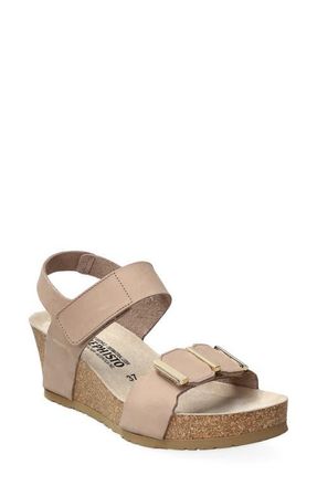 Mephisto Leonore Ankle Strap Sandal in Taupe at Nordstrom, Size 10