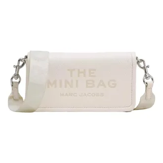 Marc Jacobs Cross Body Bags, female, White, Size: ONE SIZE The Mini Bag Klassisk skulderveske