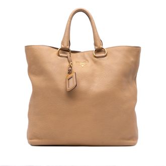 Prada Leren Tote Bag