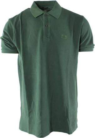 C.P. Company Piqu&eacute; Polo Shirt - Heren - Polos - Groen - 2XL - Katoen - Tops