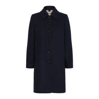 Part Two Single-Breasted Coats, female, Blue, Size: 2XL Classic Dark Navy Jacket Kamillas Style