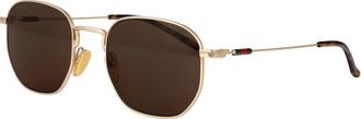 Gucci Mens Sunglasses Gg2095s Gold Metal