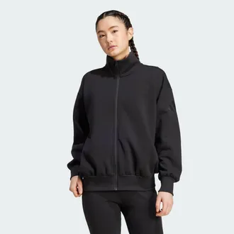 adidas Womens adidas Soft Lux Loose Full-Zip