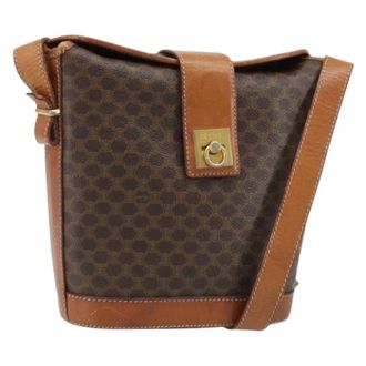 Celine Pre-owned Cross Body Bags, female, Brown, Size: ONE SIZE Pre-owned Vintage Shoulder Bag