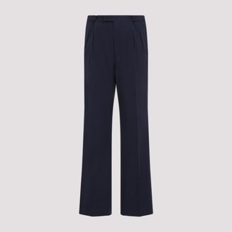 Prada Blue Cotton Popeline Pants