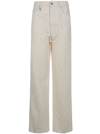 Amiri Boucle Denim Straight Jeans