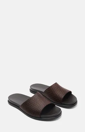 Scarosso Tito Sandals in Brown Calf at Nordstrom, Size 44