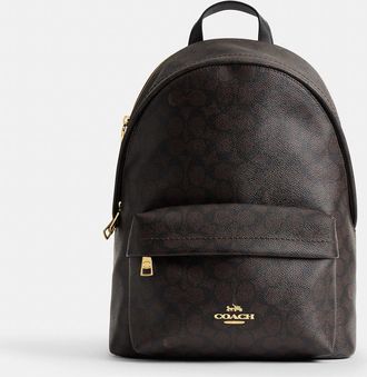 Coach Taylor Small Backpack In Signature Canvas