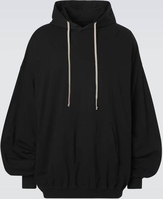 Rick Owens DRKSHDW Hun cotton jersey hoodie
