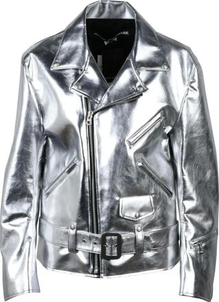 Junya Watanabe Chiodo en Eco-piel - Jackets - Mujer - Gris - S