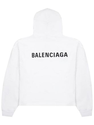Balenciaga Logo Sweatshirt - White