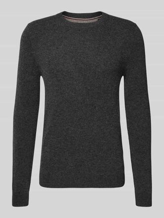 Mc Neal Strickpullover aus Woll-Mix mit Kaschmir-Anteil in Dunkelgrau Melange, Gr&ouml;&szlig;e XXXL