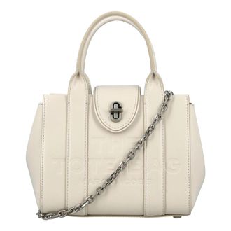 Marc Jacobs Witte Leren Mini Tote Handtas - Dames - Handtassen - Wit - ONE Size - Leer - Tassen