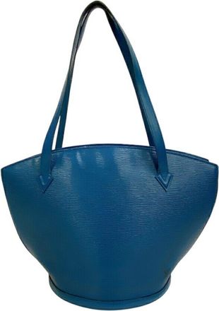 Louis Vuitton Blue Epi Leather Tote Bag (Pre-Owned)