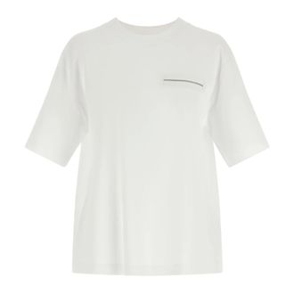 PESERICO T-shirt - female - Peserico - T-Shirts - White - XL - Tops