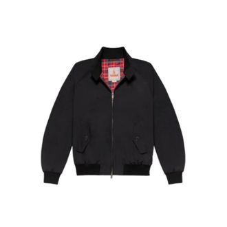 Baracuta G9 Harrington Jas - Heren - Bomber jackets - Zwart - 2XS - Katoen - Jassen