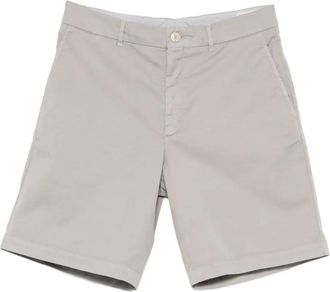 Brunello Cucinelli Shorts met knopen - Grijs