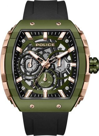Police PEWGQ0063003 Mens Flash Watch - Green - One Size