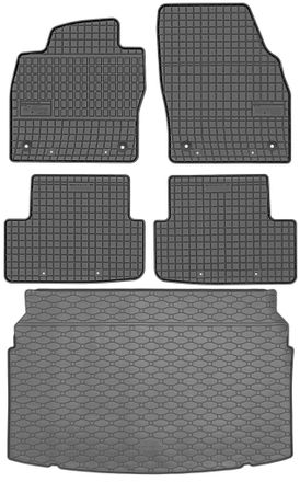 OEM Volkswagen Polo Vi Hatchback De Octubre De 2017. Set: Alfombrillas De Goma Para Coche + Alfombrilla Para Maletero