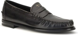 Prada Vintage Leather Loafers - Black