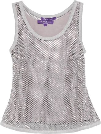 Ralph Lauren Collection Top con cristalli - Grigio