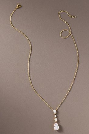 Nadri Runaway Pear Drop Necklace